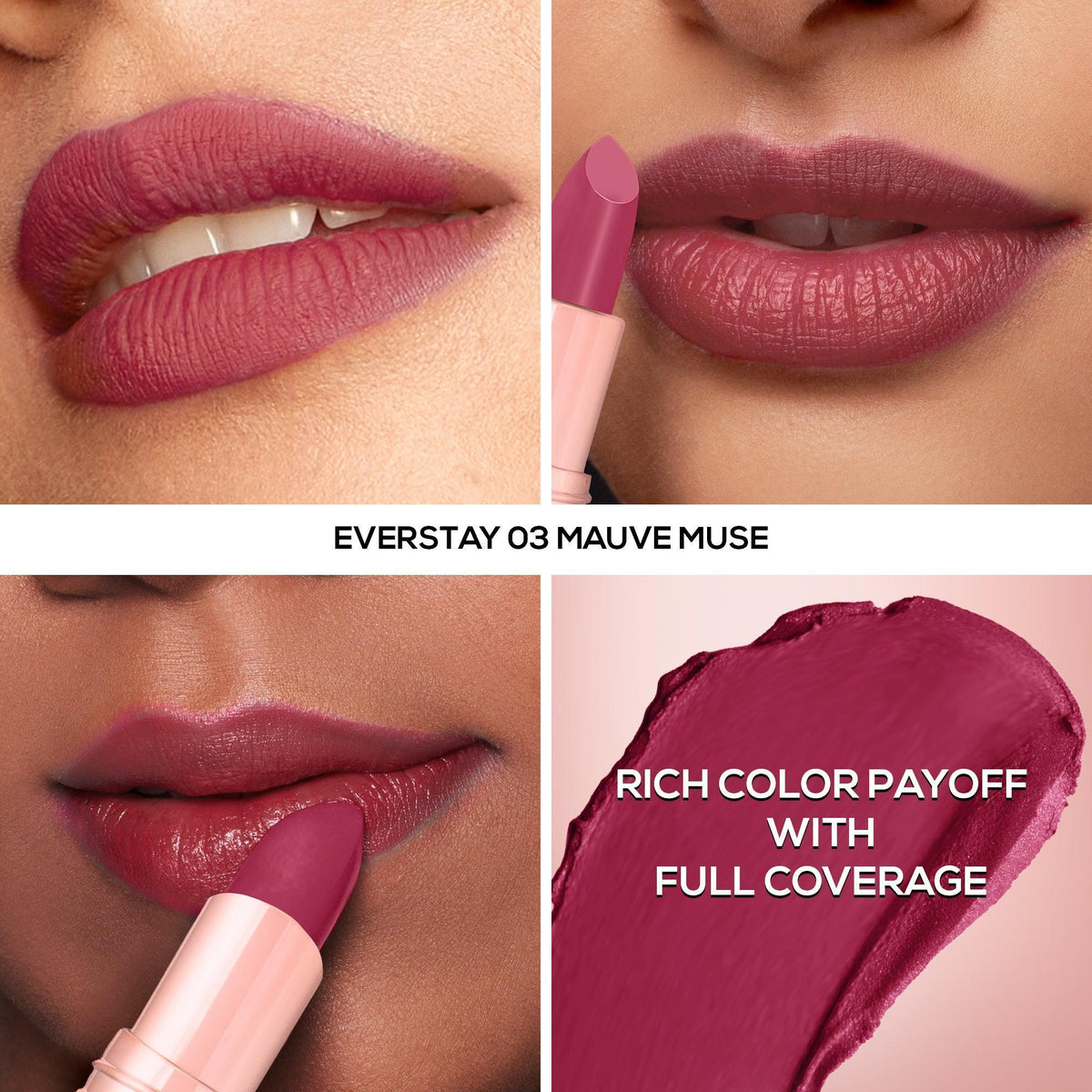 RENEE Everstay Long Stay Matte Lipstick, 4.2 g