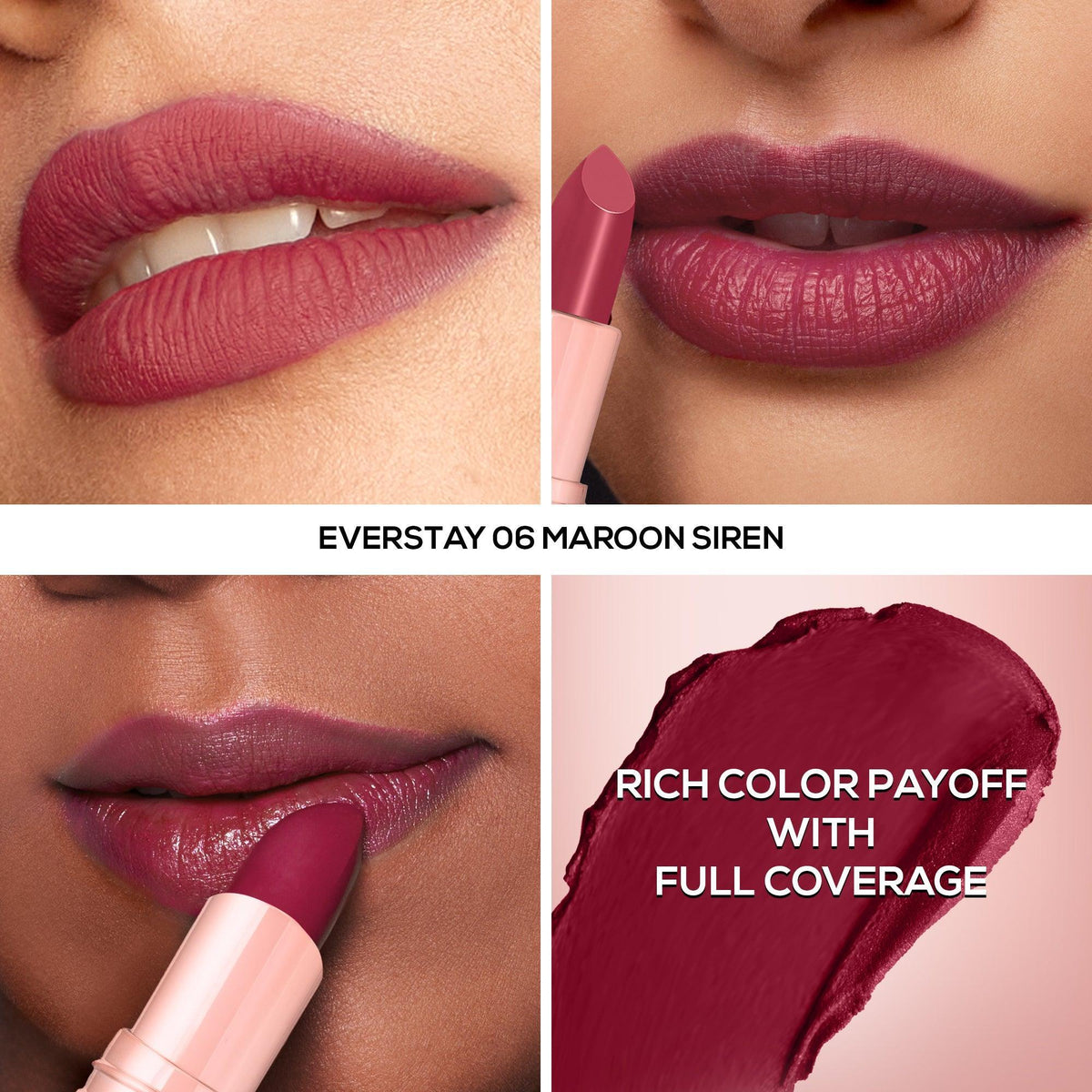 RENEE Everstay Long Stay Matte Lipstick, 4.2 g