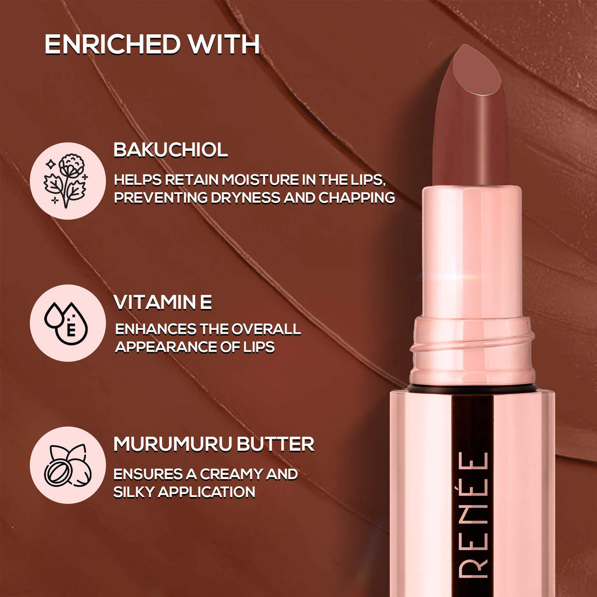 RENEE Everstay Long Stay Matte Lipstick, 4.2 g