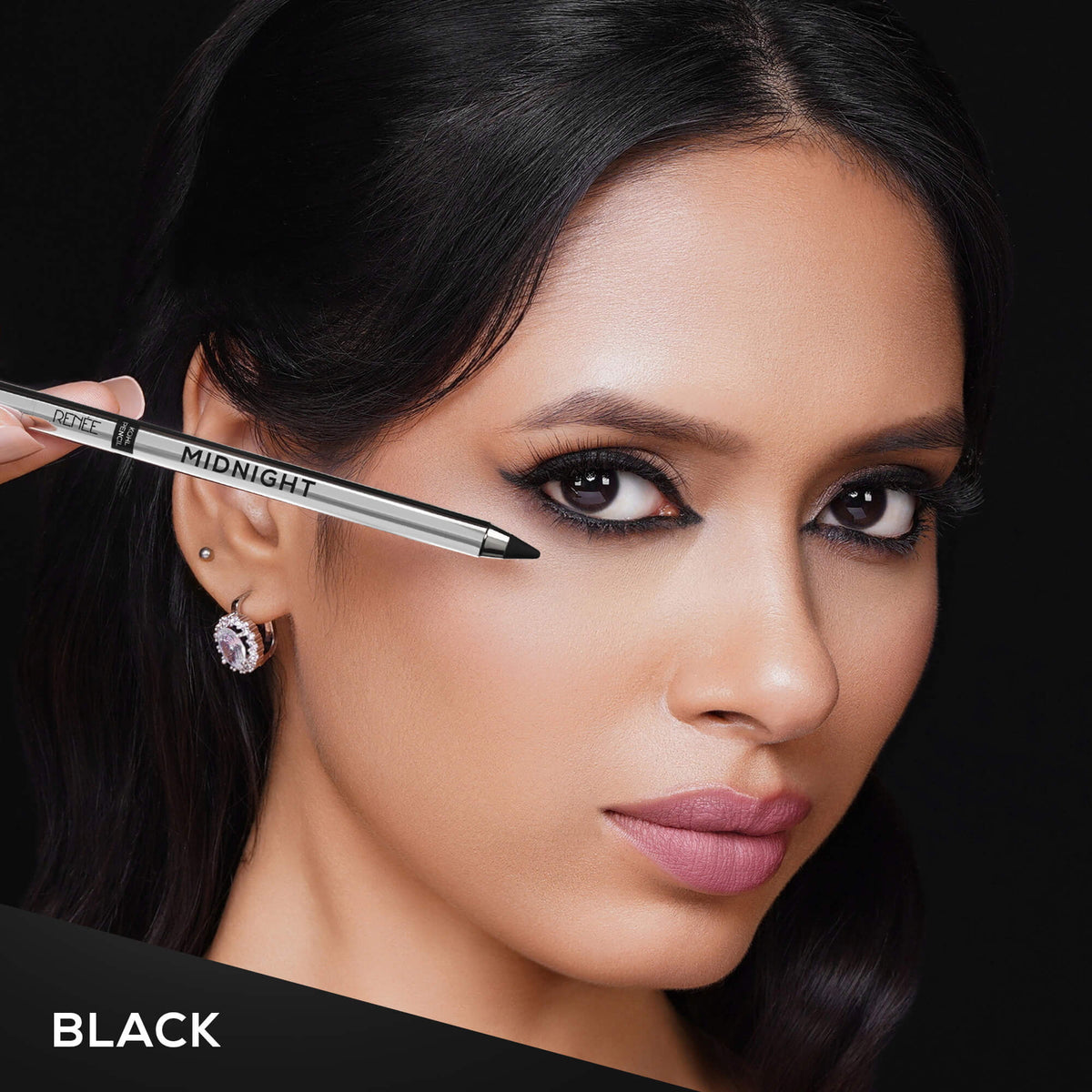 RENEE Midnight Kohl Kajal Pencil, 1.5g